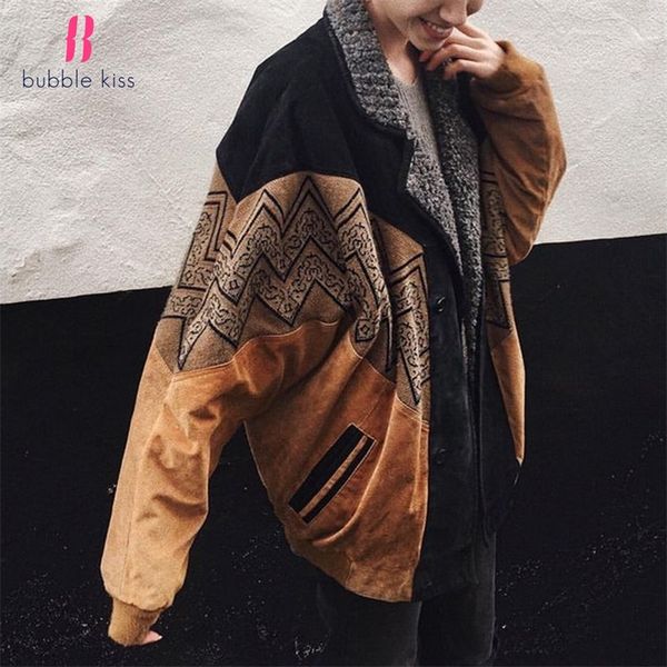 women jackets coats vintage long sleeve cotton national style winter outwear loose female clothes streetwear clothing 201210, Black;brown
women jackets coats vintage long sleeve cotton national style winter outwear loose female clothes streetwear clothing 201210, Black;brown