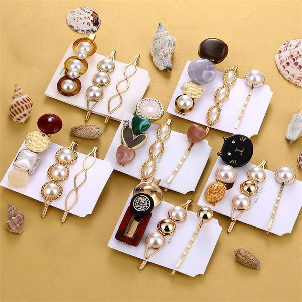 korean cute pearl button metal hair clip set for women girl geometric statement barrette hairpin hair accesorries jewelry, Golden;silver
korean cute pearl button metal hair clip set for women girl geometric statement barrette hairpin hair accesorries jewelry, Golden;silver