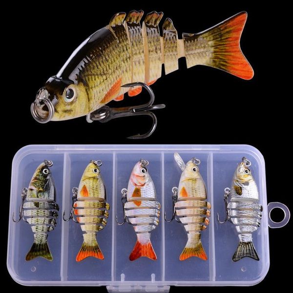 5pcs winter fishing gear bionic mini multi-section swim hard bait 5cm/2.4g artificial wobbler rotating trolling pike ca jllmfp
5pcs winter fishing gear bionic mini multi-section swim hard bait 5cm/2.4g artificial wobbler rotating trolling pike ca jllmfp