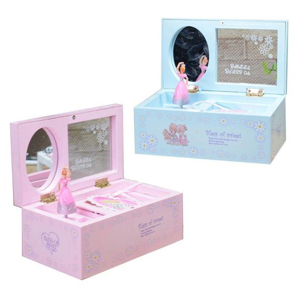 girls music box dance rotary rectangle jewelry storage box xmas birthday present, Pink;blue
girls music box dance rotary rectangle jewelry storage box xmas birthday present, Pink;blue