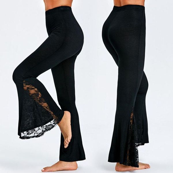 fashion womens high waist leggings trousers lace panel casual slim flare pants women's summer trousers1, Black;white
fashion womens high waist leggings trousers lace panel casual slim flare pants women's summer trousers1, Black;white