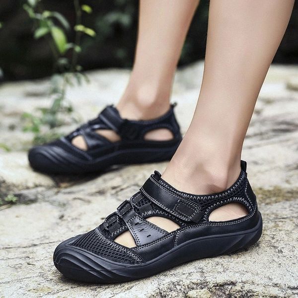leather sandals men shoes outdoor 2020 summer handmade shoes men non-slip breathable casual shoes man footwear walking sandals #ip21, Black
leather sandals men shoes outdoor 2020 summer handmade shoes men non-slip breathable casual shoes man footwear walking sandals #ip21, Black