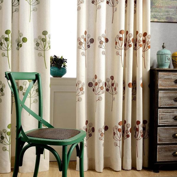 pastoral fresh style cotton and linen blockout cloth curtain coffee/ green plant embroidered cloth curtain for study bedroom1
pastoral fresh style cotton and linen blockout cloth curtain coffee/ green plant embroidered cloth curtain for study bedroom1