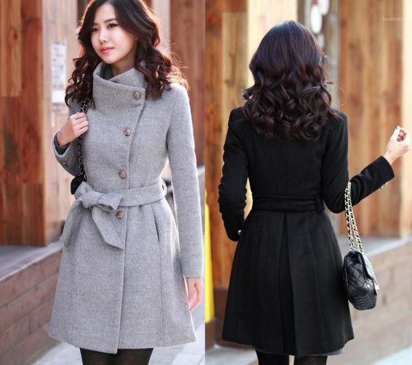 2017 korean women's cashmere coat female autumn long slim cardigan especially women winter long coats thick warm feminine coat1, Black
2017 korean women's cashmere coat female autumn long slim cardigan especially women winter long coats thick warm feminine coat1, Black