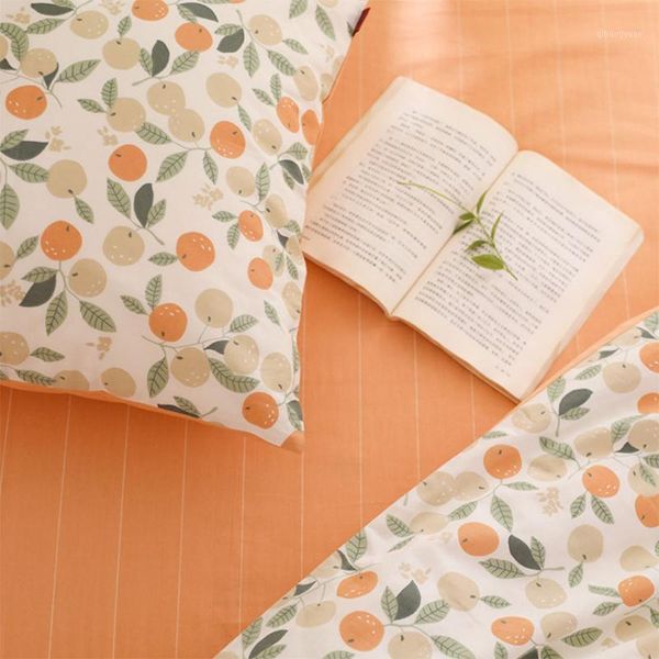 cute trend orange bedding set teen kid girl,cotton twin full fashion fruit home textile bed sheet pillow case duvet cover1
cute trend orange bedding set teen kid girl,cotton twin full fashion fruit home textile bed sheet pillow case duvet cover1
