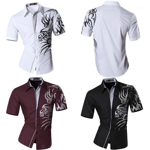wholesale- sell new men's totem printing short sleeves button down dress shirts casual slim fit shirts z0311, White;black
wholesale- sell new men's totem printing short sleeves button down dress shirts casual slim fit shirts z0311, White;black