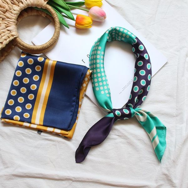 fashion small square 70cm scarf luxury silk women's neck scarves bag handle wraps neckerchief hair scarfs wristband multi-use, Blue;gray
fashion small square 70cm scarf luxury silk women's neck scarves bag handle wraps neckerchief hair scarfs wristband multi-use, Blue;gray