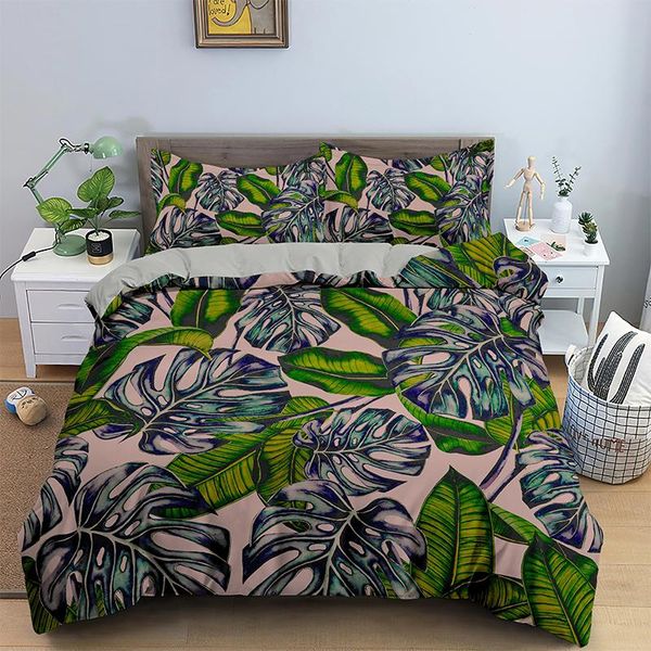 bedding sets style tropical leaf plant 3d duvet cover printing
bedding sets style tropical leaf plant 3d duvet cover printing
