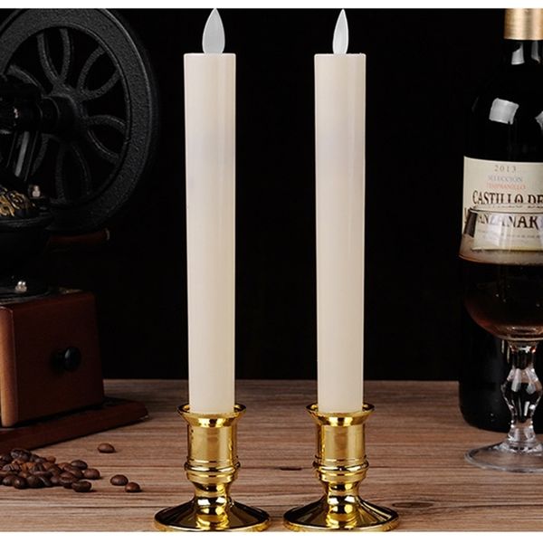 new design pair of long pole simulation shaking fire candle with golden holders abs material led candles for wedding home decoration
new design pair of long pole simulation shaking fire candle with golden holders abs material led candles for wedding home decoration