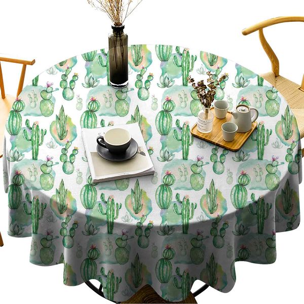 waterproof/oil proof /stain resistant round table cover hand drawn artwork different cactuses floristics mexican summer pastel tones
waterproof/oil proof /stain resistant round table cover hand drawn artwork different cactuses floristics mexican summer pastel tones