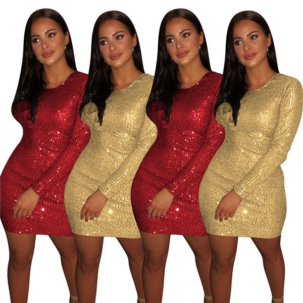 backless sequins dresses womens solid color high waist long sleeve party dress bling fashion women bodycon clothing, White;black
backless sequins dresses womens solid color high waist long sleeve party dress bling fashion women bodycon clothing, White;black