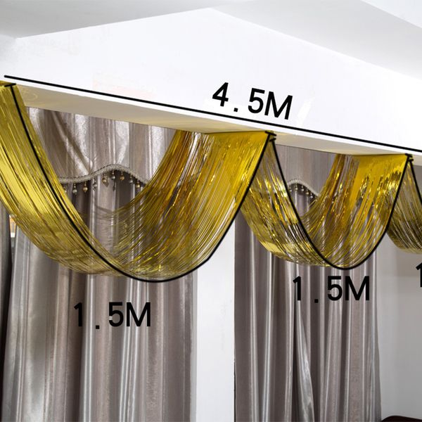 2021 latest shower party 4.5*0.5m swag wedding baby bachelorette birthday wave ceiling decoration new
2021 latest shower party 4.5*0.5m swag wedding baby bachelorette birthday wave ceiling decoration new