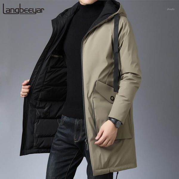 grade 2019 new winter fashion brand down jacket men duck down streetwear feather coats long hooded warm mens clothing1, Black
grade 2019 new winter fashion brand down jacket men duck down streetwear feather coats long hooded warm mens clothing1, Black