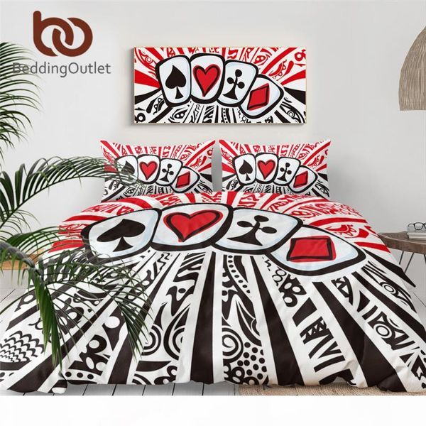 beddingoutlet poker funny bedding set red black bedlinen games poker bedclothes playing cards bed set dropship 3-piece
beddingoutlet poker funny bedding set red black bedlinen games poker bedclothes playing cards bed set dropship 3-piece