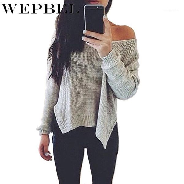 wepbel solid sweater women casual hem split sweater pullovers long sleeve v-neck off shoulder ladies autumn clothing plus size1, White;black
wepbel solid sweater women casual hem split sweater pullovers long sleeve v-neck off shoulder ladies autumn clothing plus size1, White;black