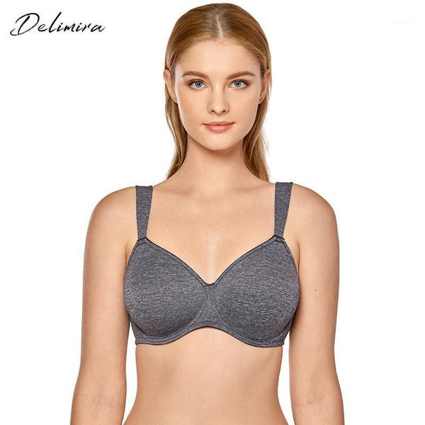 delimira women's plus size full coverage smooth underwire non-padded minimizer bra1, Red;black
delimira women's plus size full coverage smooth underwire non-padded minimizer bra1, Red;black