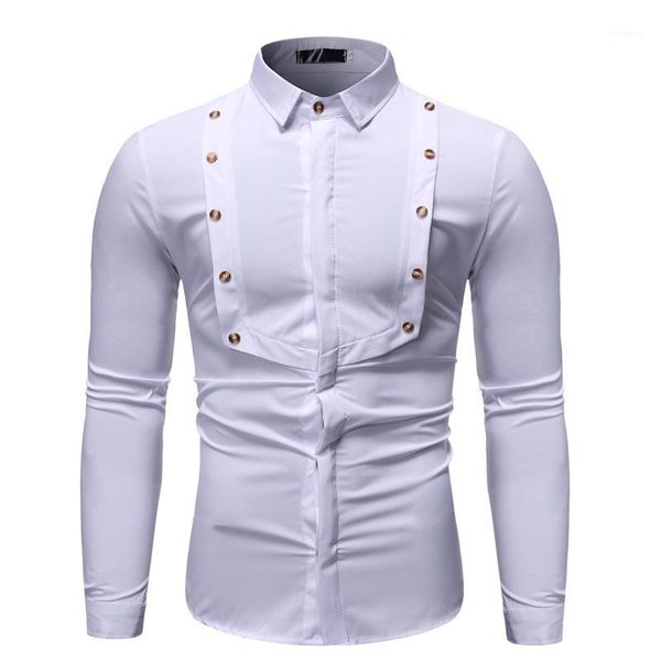 2019 brand clothing fashion men's spring slim fit business dress shirts/male pure cotton long sleeve shirts s-2xl1, White;black
2019 brand clothing fashion men's spring slim fit business dress shirts/male pure cotton long sleeve shirts s-2xl1, White;black