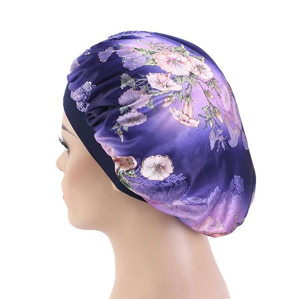 hair satin bonnets printing pattern silky turban bonnet elastic band night sleep cap makeup cap head wrap accessories tb-75b, Blue;gray
hair satin bonnets printing pattern silky turban bonnet elastic band night sleep cap makeup cap head wrap accessories tb-75b, Blue;gray