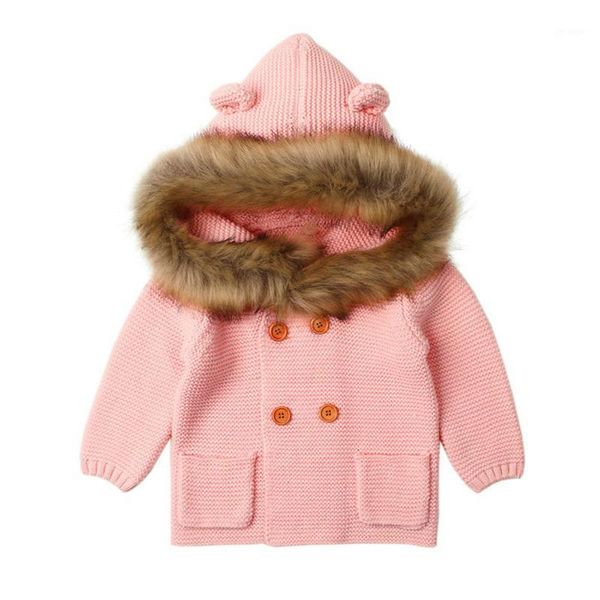 boys girls hooded knitted sweaters hairy neckline double-breasted cartoon ear outerwear pink gray 5 colors 3-24m san01, Blue
boys girls hooded knitted sweaters hairy neckline double-breasted cartoon ear outerwear pink gray 5 colors 3-24m san01, Blue