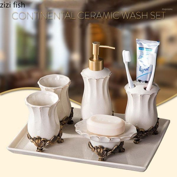 bath accessory set classical ceramic bathroom portable soap dispenser toothbrush holder mouthwash cup resin base supplies1
bath accessory set classical ceramic bathroom portable soap dispenser toothbrush holder mouthwash cup resin base supplies1