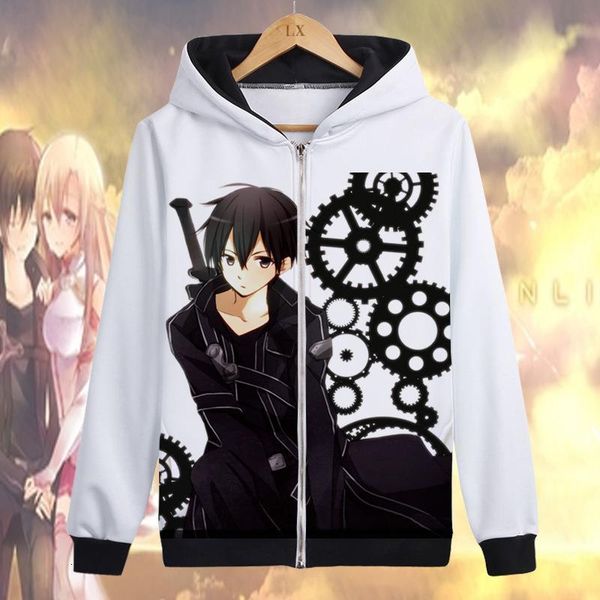 sword art online jacket coat sweatshirts hoodies costume cosplay men women clothes fashion, Black
sword art online jacket coat sweatshirts hoodies costume cosplay men women clothes fashion, Black