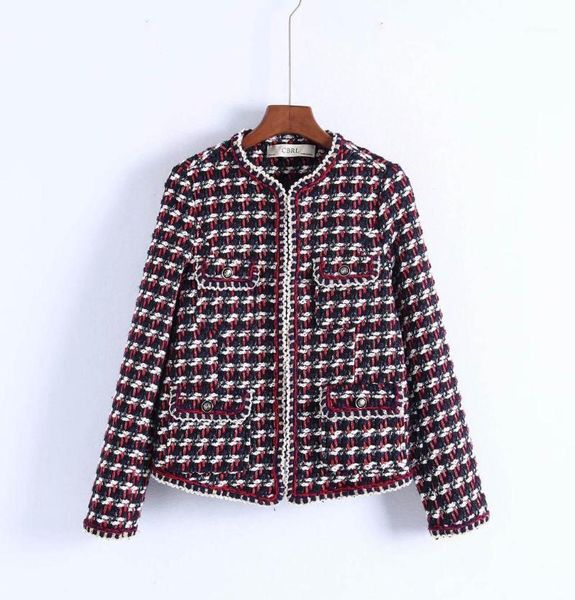 women's suits & blazers office lady plaid woman small fragrant suit 2021 spring-autumn fashion notched loose girls elegant nature femal, White;black
women's suits & blazers office lady plaid woman small fragrant suit 2021 spring-autumn fashion notched loose girls elegant nature femal, White;black
