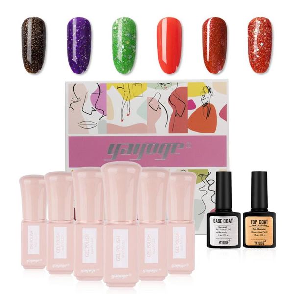 nail gel yayoge polish set 8pcs kit semi permanent soak off base coat for manicure hybrid varnishes poly art gift, Red;pink
nail gel yayoge polish set 8pcs kit semi permanent soak off base coat for manicure hybrid varnishes poly art gift, Red;pink