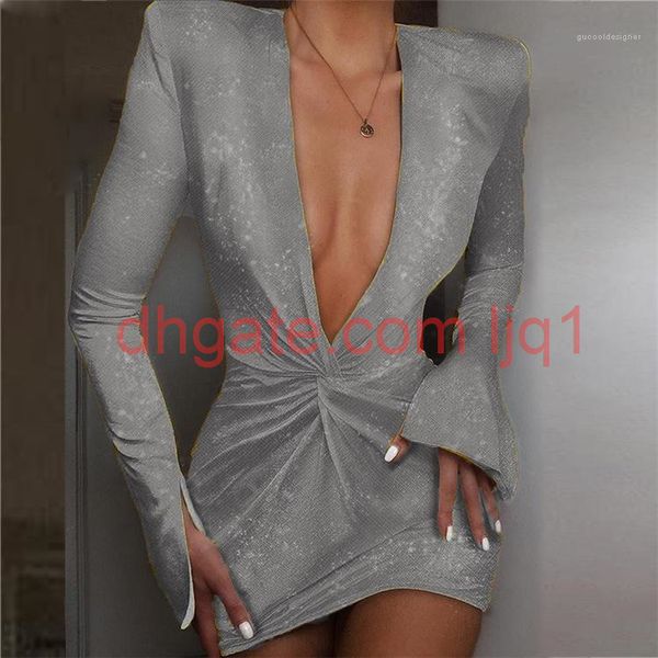 big knot dress designer deep v neck solid color long sleeve dresses females bodycon one step casual clothes ladies sequin, Black;gray
big knot dress designer deep v neck solid color long sleeve dresses females bodycon one step casual clothes ladies sequin, Black;gray