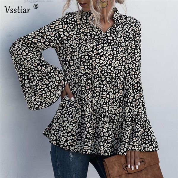 casual print blouse women plus size fashion long flare sleeve loose woman blouses 2020 autumn winter ladies shirts street, White
casual print blouse women plus size fashion long flare sleeve loose woman blouses 2020 autumn winter ladies shirts street, White