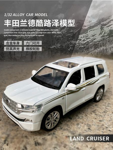 simulation 1: 32 rand coolozer alloy car model land patrol prado overboard suv children's return force toy
simulation 1: 32 rand coolozer alloy car model land patrol prado overboard suv children's return force toy