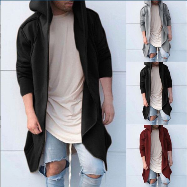 autumn winter men's long sleeve clothing sweatshirt hoodie men hooded cardigan loose cloak outerwear plus size s-3xl q1210, Black;brown
autumn winter men's long sleeve clothing sweatshirt hoodie men hooded cardigan loose cloak outerwear plus size s-3xl q1210, Black;brown