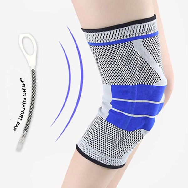 knee pad support 1 piece of m-xl large running and hiking nylon silicone pat bone protector knee pads pads elastic bandage, Black;gray
knee pad support 1 piece of m-xl large running and hiking nylon silicone pat bone protector knee pads pads elastic bandage, Black;gray