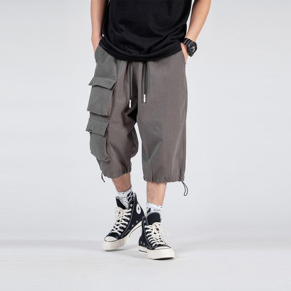 multi pocket loose work wear shorts men's fashion brand elastic waist capris summer casual wide leg straight pants h1209, Blue
multi pocket loose work wear shorts men's fashion brand elastic waist capris summer casual wide leg straight pants h1209, Blue