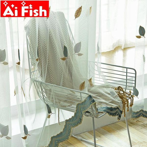 two-color embroidered leaves sheer tulle curtains for living room blue velvet lace bottom window screen bedroom curtain zh216#45
two-color embroidered leaves sheer tulle curtains for living room blue velvet lace bottom window screen bedroom curtain zh216#45