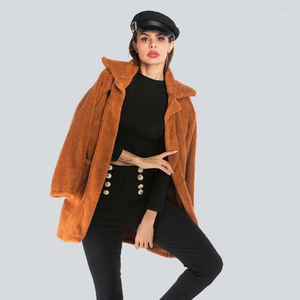 2020 autumn winter jacket women casual fashion woolen coat camel color long sleeve lapel fleece coats warm soft female jackets1, Black
2020 autumn winter jacket women casual fashion woolen coat camel color long sleeve lapel fleece coats warm soft female jackets1, Black