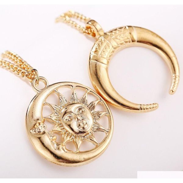 s1529 fashion jewelry double layer necklace solar goddess necklace moon pend sqcwoy homes2007, Silver
s1529 fashion jewelry double layer necklace solar goddess necklace moon pend sqcwoy homes2007, Silver