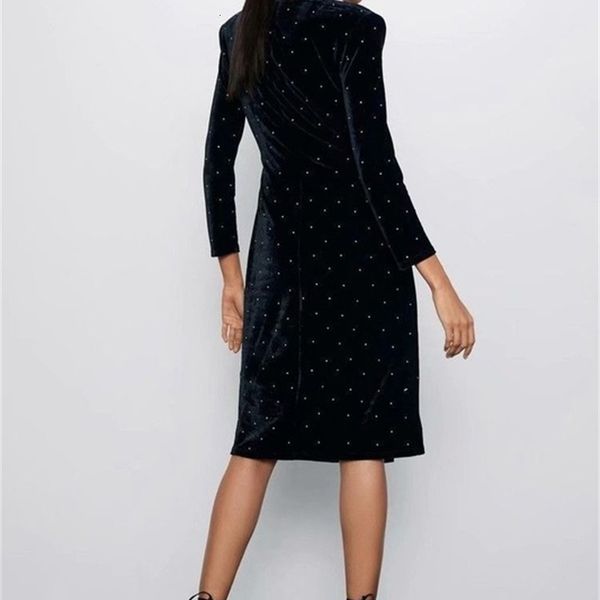elegant new girl's velvet low-v ruffles split irregular autumn femme chic dress with long sleeves 2n81, Black;gray
elegant new girl's velvet low-v ruffles split irregular autumn femme chic dress with long sleeves 2n81, Black;gray
