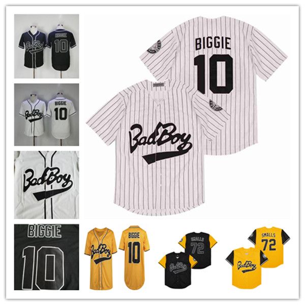 men notorious badboy bad boy 72 10 biggie smalls movie baseball jersey stitched team black white yellow alternate size s-xxxl, Blue;black
men notorious badboy bad boy 72 10 biggie smalls movie baseball jersey stitched team black white yellow alternate size s-xxxl, Blue;black