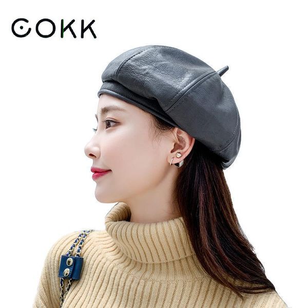 cokk pu leather beret women autumn winter vintage leather octagonal hat female painter cap newsboy cap bonnet retro hats swy wmtjnn, Blue;gray
cokk pu leather beret women autumn winter vintage leather octagonal hat female painter cap newsboy cap bonnet retro hats swy wmtjnn, Blue;gray