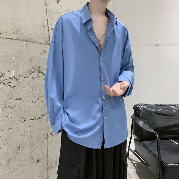 social men dress shirt fashion business casual korean long sleeve shirts mens wild loose solid color spring autumn shirt men c1212, White;black
social men dress shirt fashion business casual korean long sleeve shirts mens wild loose solid color spring autumn shirt men c1212, White;black
