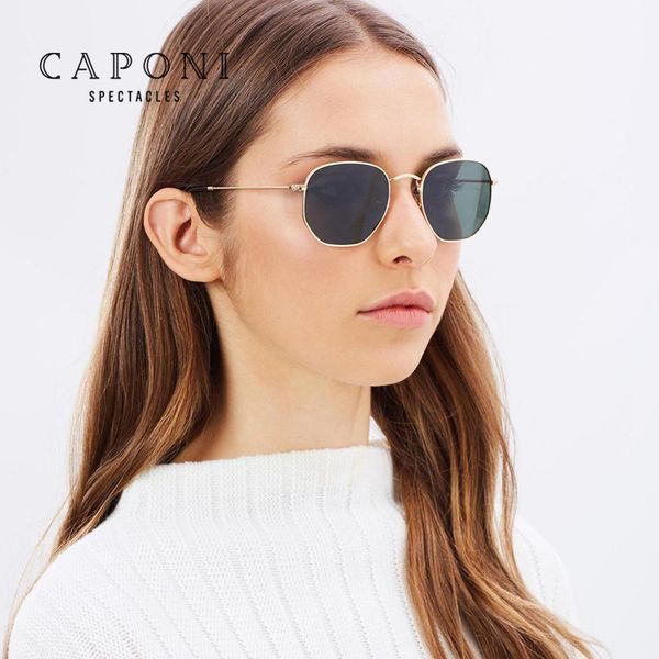 caponi 2020 классические отражающие солнцезащитные очки мужчин оттенки для женщин шестигранные ретро солнцезащитные очки с коробкой металлич
caponi 2020 классические отражающие солнцезащитные очки мужчин оттенки для женщин шестигранные ретро солнцезащитные очки с коробкой металлич