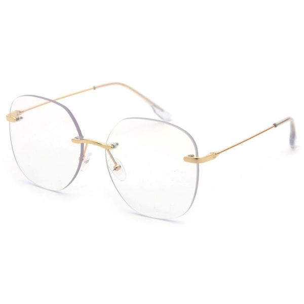 fashion sunglasses frames veshion rimless eyeglass frame optical women 2021 clear lens metal big square eye glasses for men gold silver, Black
fashion sunglasses frames veshion rimless eyeglass frame optical women 2021 clear lens metal big square eye glasses for men gold silver, Black
