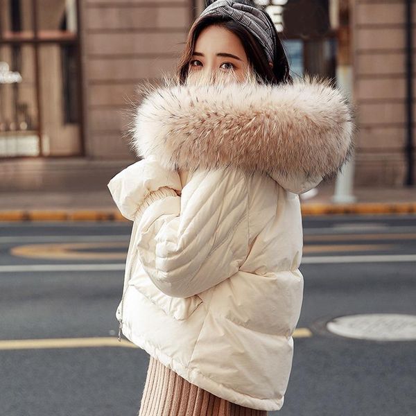 women's down & parkas thick warm big real raccoon fur white duck jacket parka winter woman coat 2021 snow women female q489, Black
women's down & parkas thick warm big real raccoon fur white duck jacket parka winter woman coat 2021 snow women female q489, Black