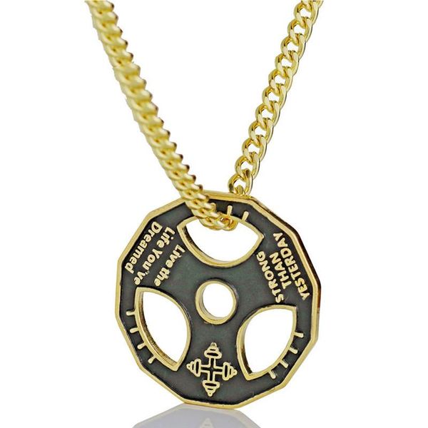fitness pendant necklace for men women stainless steel chain barbell weight plate charm necklace sports fitness jewelry, Silver
fitness pendant necklace for men women stainless steel chain barbell weight plate charm necklace sports fitness jewelry, Silver