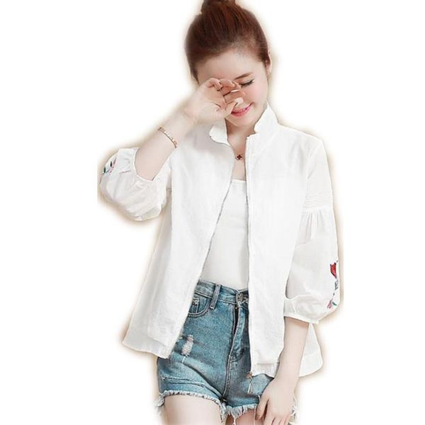 women's jackets fashion embroidery women jacket spring autumn 2021 sweet lantern three quarter sleeve thin feminines coat outerwearq321, Black;brown
women's jackets fashion embroidery women jacket spring autumn 2021 sweet lantern three quarter sleeve thin feminines coat outerwearq321, Black;brown
