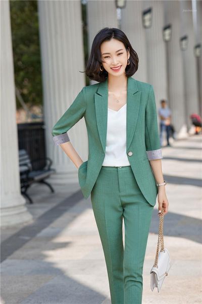 ladies office spring summer women business suits work wear professional pantsuits styles female career interview blazers set1, White
ladies office spring summer women business suits work wear professional pantsuits styles female career interview blazers set1, White