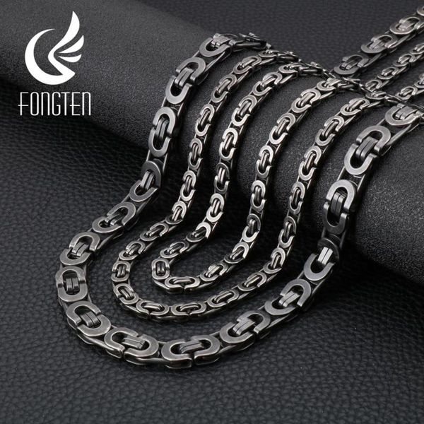 fongten men's square box link chain necklace black stainless steel punk long fashion jewelry for men gift, Silver
fongten men's square box link chain necklace black stainless steel punk long fashion jewelry for men gift, Silver