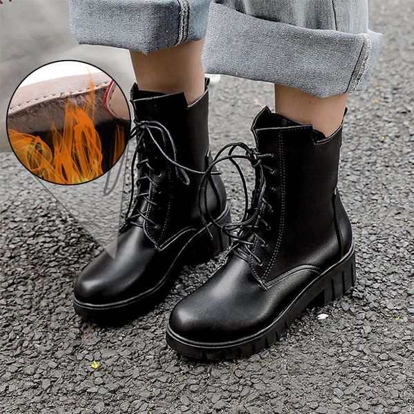 boots plus size 34-43 chunky motorcycle for women autumn 2021 fashion round toe lace-up combat ladies shoes ankle, Black
boots plus size 34-43 chunky motorcycle for women autumn 2021 fashion round toe lace-up combat ladies shoes ankle, Black