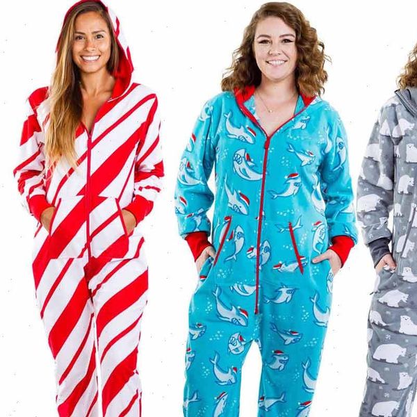 christmas jumpsuit pajamas women winter print fleece warm long sleeve sleepwear cute zipper up nightwear home wear suits t2q, Black;white
christmas jumpsuit pajamas women winter print fleece warm long sleeve sleepwear cute zipper up nightwear home wear suits t2q, Black;white