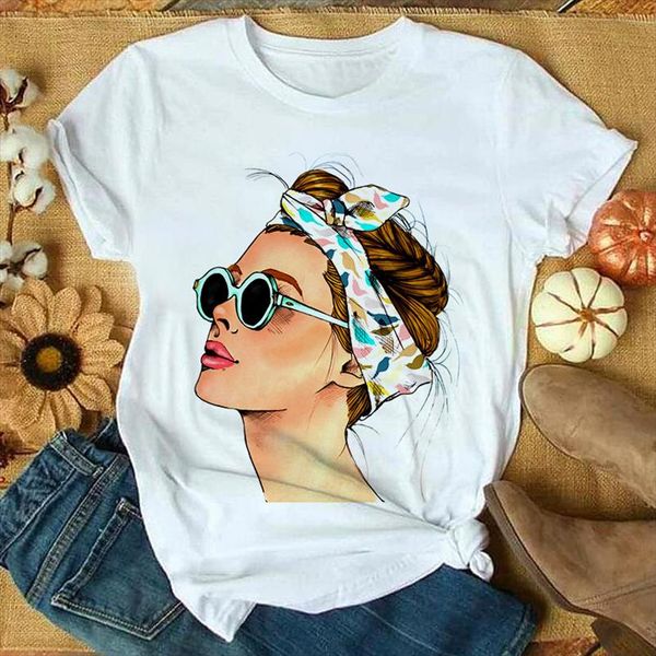 plus size t shirt women summer vogue print lady casual t shirt harajuku streetwear short sleeve o neck tees camisetas mujer, White
plus size t shirt women summer vogue print lady casual t shirt harajuku streetwear short sleeve o neck tees camisetas mujer, White